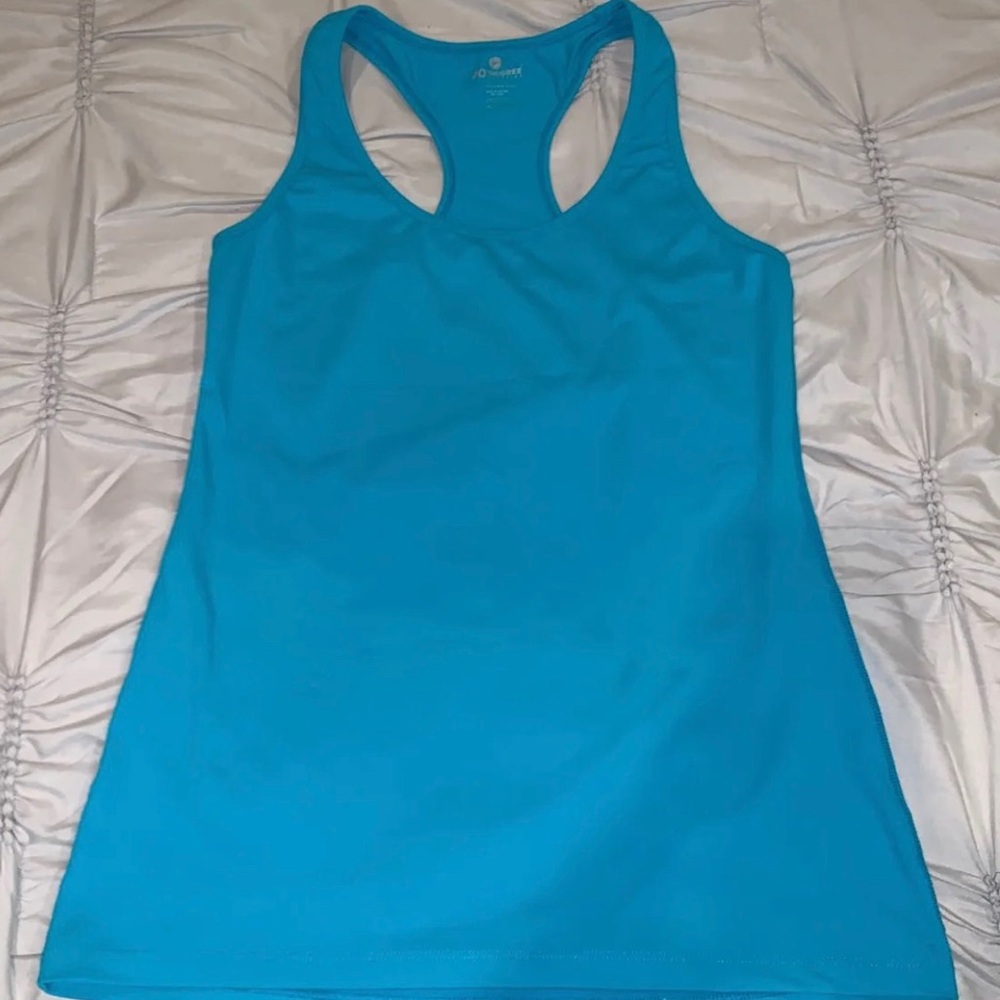 Teal 90 Degree Racerback Tank